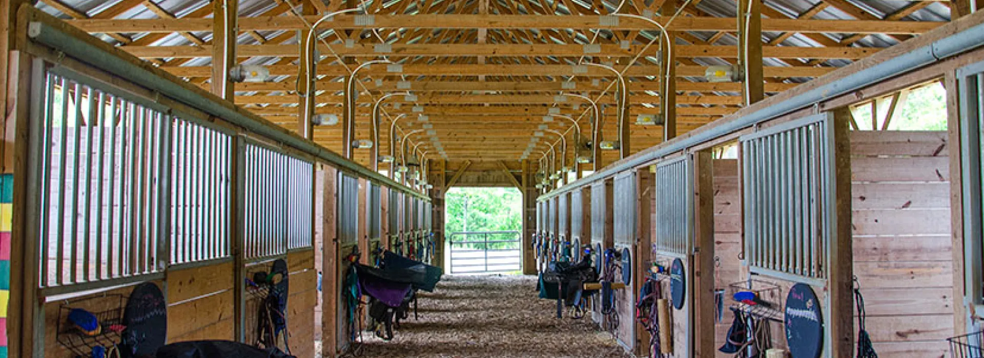 Barn at Camp Widjiwagan