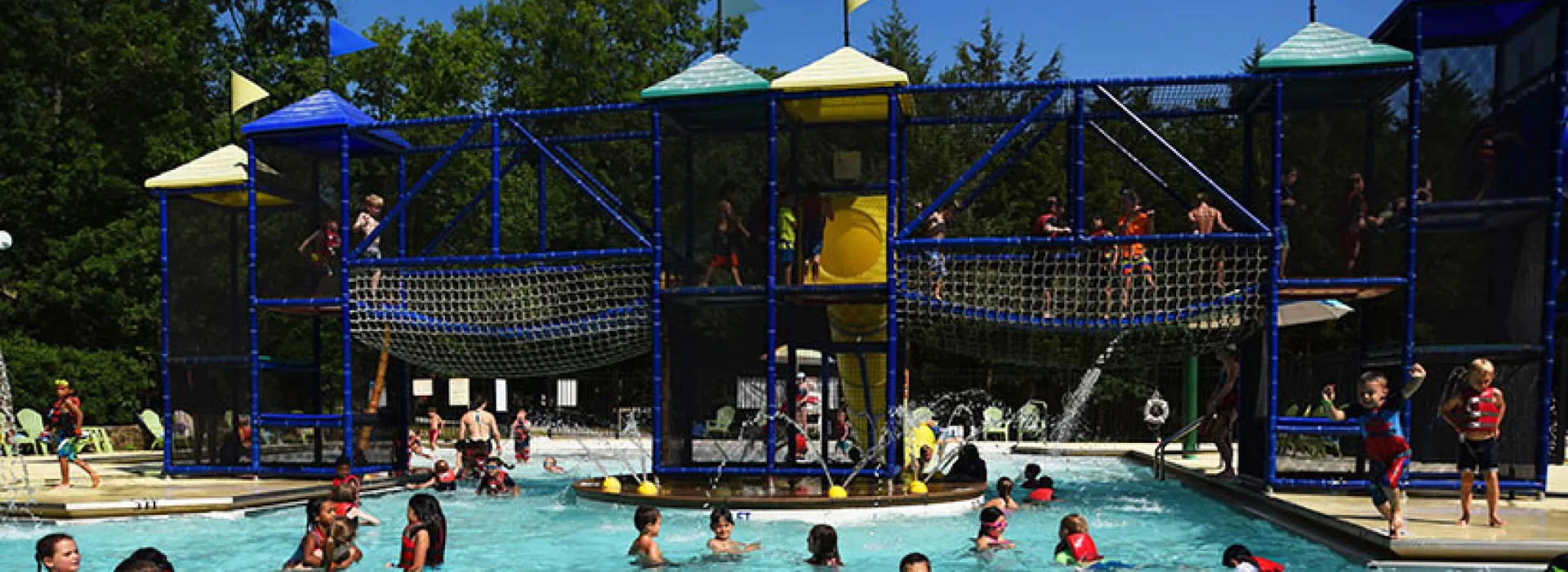 Pool and Splash Part at Camp Widjiwagan, Nashville, TN